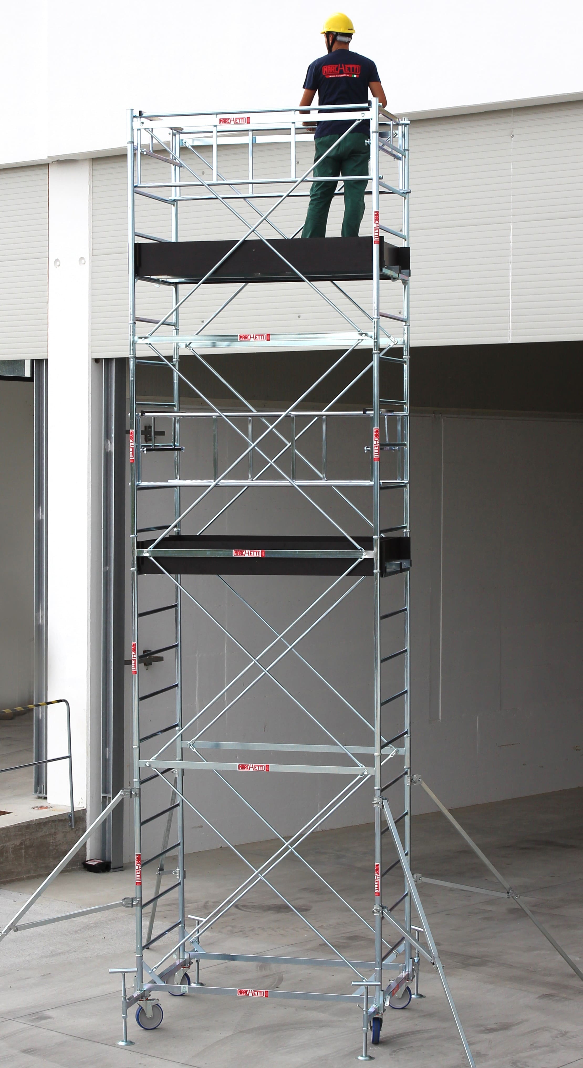 SYSTEM Trabattello Altezza da 3,5 m a 17 m