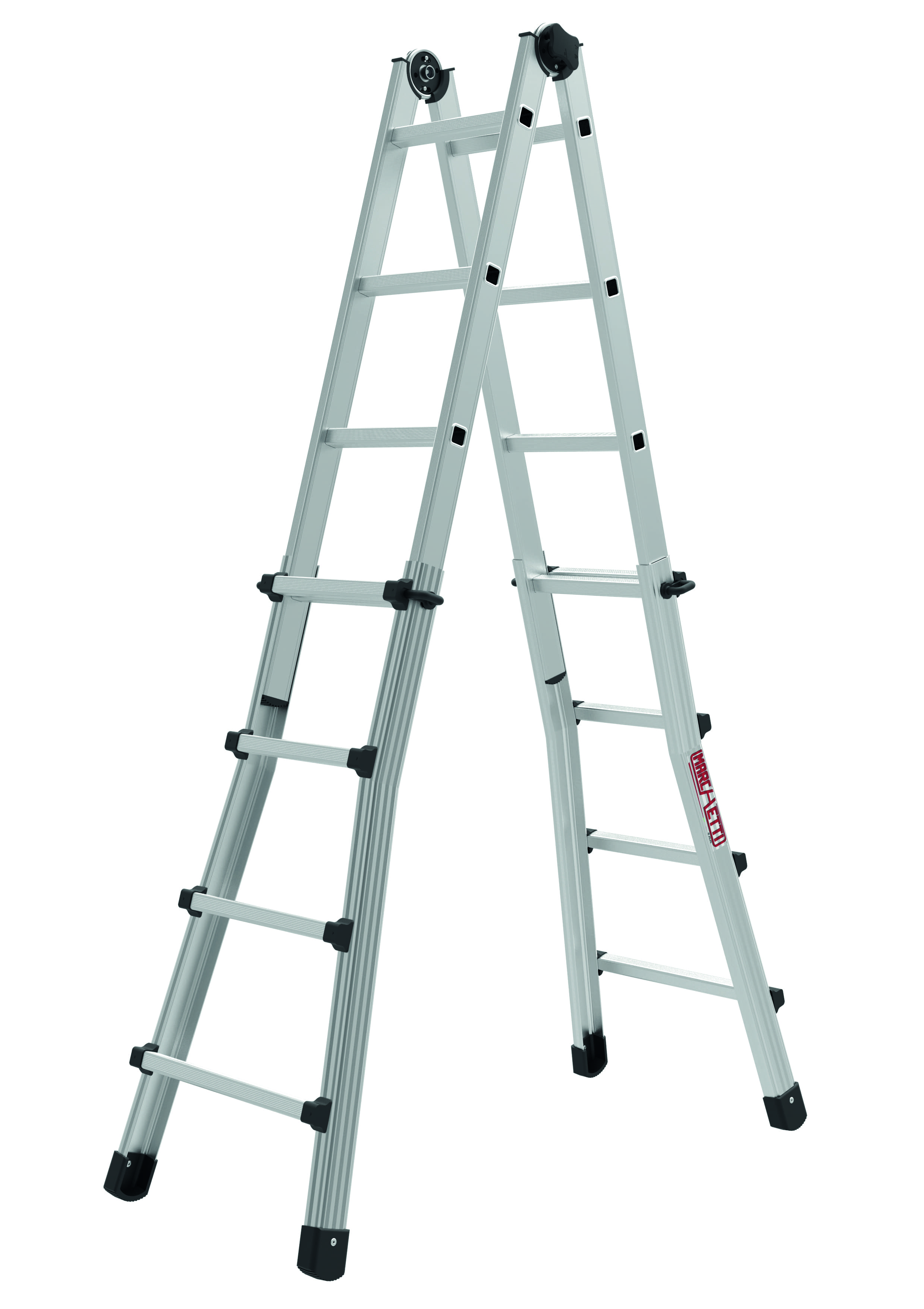 BLACK Scala Professionale Altezza da 2 m a 6,30 m